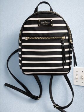 Kate Spade New York Striped Mini Bradley Backpack